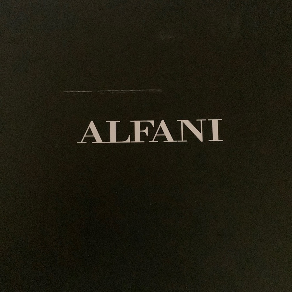 Alfani dress shoes, brown leather, never worn!!!
